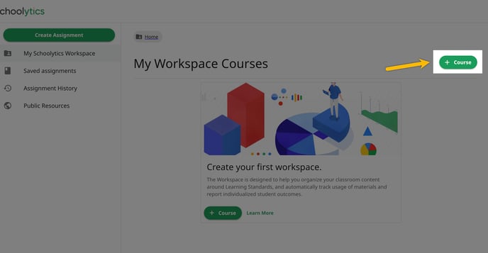 Create course folder