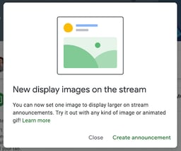 Set one image to display larger on the Stream