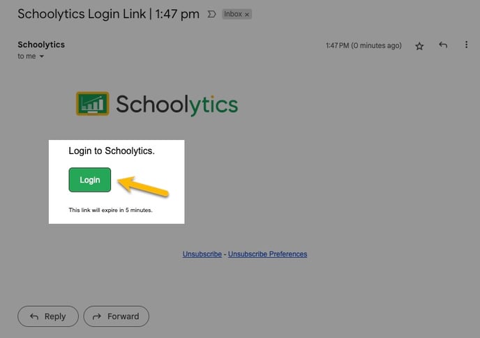 Parent Login Step 3