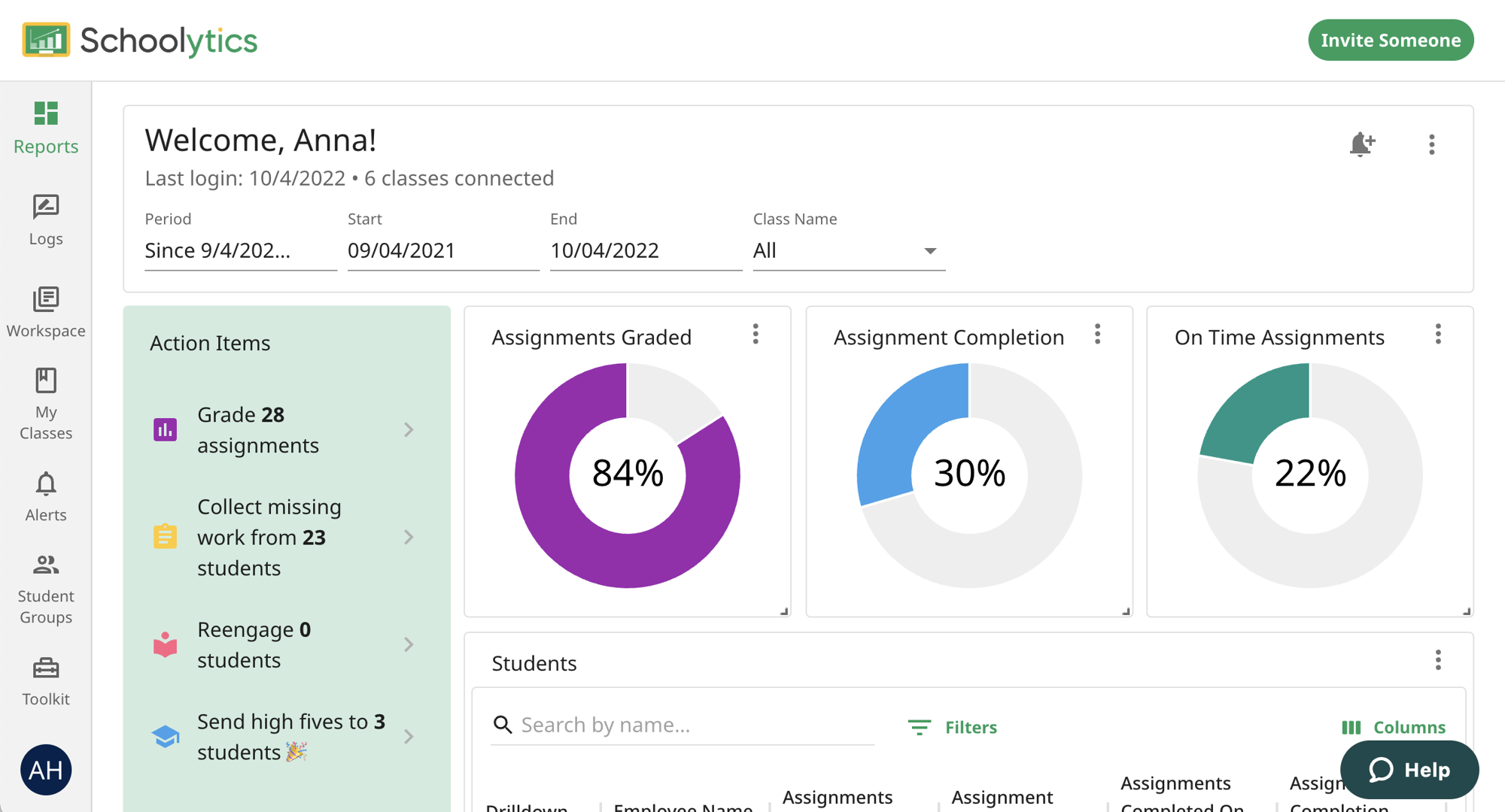 Teacher Homepage Simple