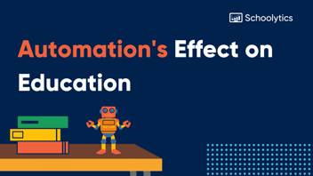 Automation robot on a desk